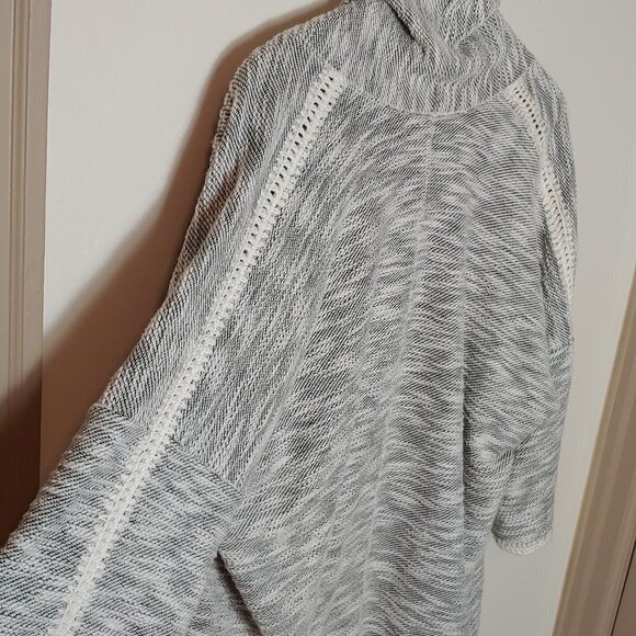 Anthropologie SOFT Soft Joie Lagenlook Knit Shawl Oversize Sweater Cardigan Boho - Picture 4 of 7